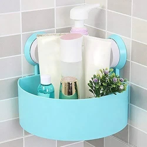 Bathroom Corner Shelf  - Blue