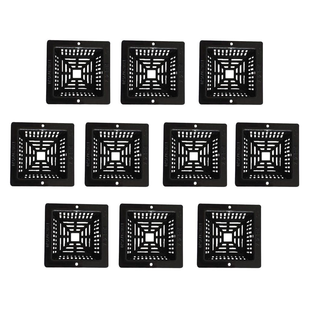 10pcs Plastic Pond Plant Basket Aquarium Aquatic Water Plant