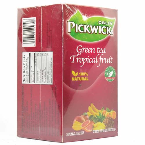 Pickwick Green Tea Tropical Fruit - 25 Teabags