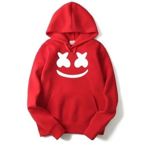 Marshmello Inscripted Hoodie - Red