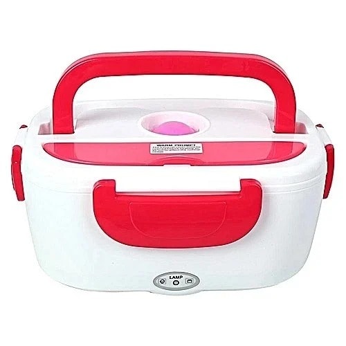 Portable Electric Heating Lunch Box Food -40W -  Red
