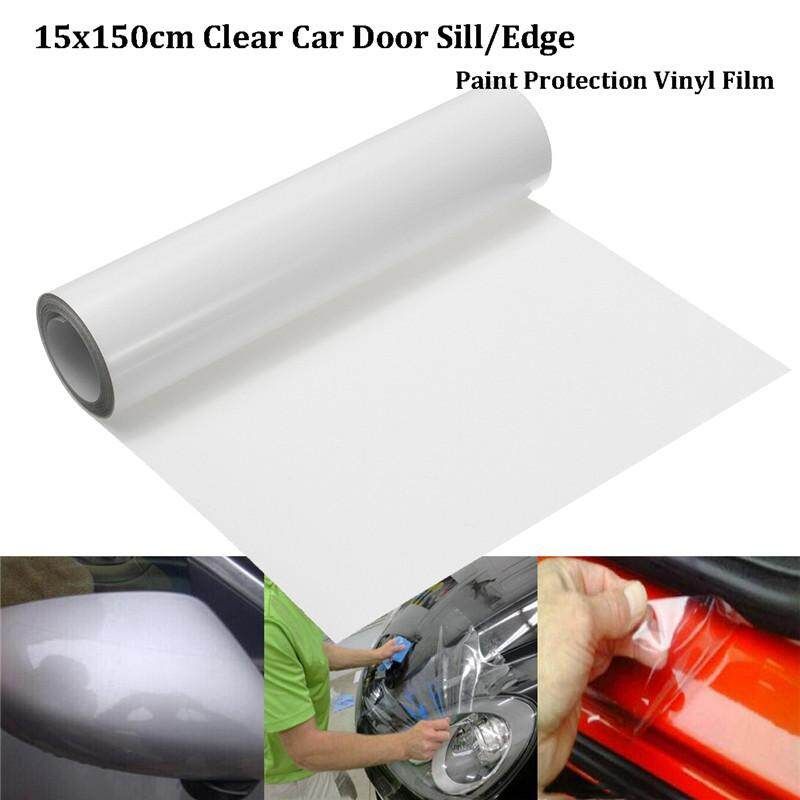 15X150cm Anti-Scratch Clear Car Door Sill Edge Paint Protector Guard Vinyl Film