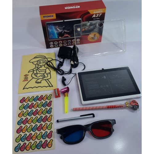 Atouch A37 Kid's Educational Tablet - Android 6.1 - 128GB RAM -6GB RAM-dual Camera