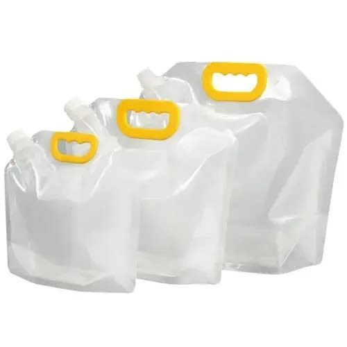 Clear Plastic Liquid Packaging Pouch - 3 Pieces