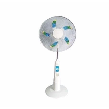 16" Rechargeable Standing Fan with Remote Control & USB