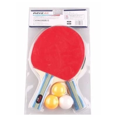 2 in 1 Table Tennis Bat With 3 Eggs
