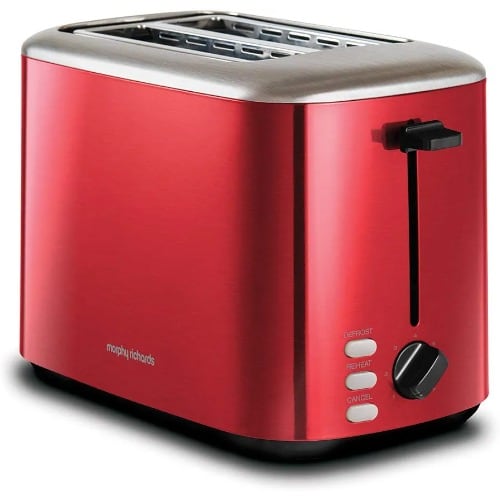 Equip Red 2 Slice Toaster - 800watts