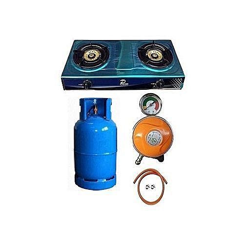 Gas Cooker +12.5 Gas Cylinder +free Regulator Hose And Clip