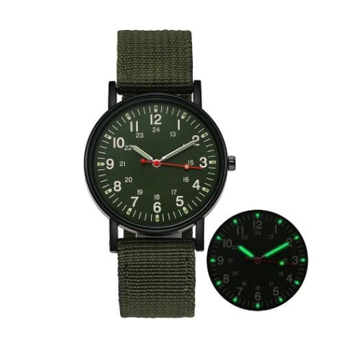 Men's Wrist Watch - Khaki Green