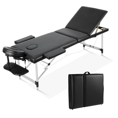 3 Fold Therapeutic & Adjustable Massage Bed For Spa Massage Room