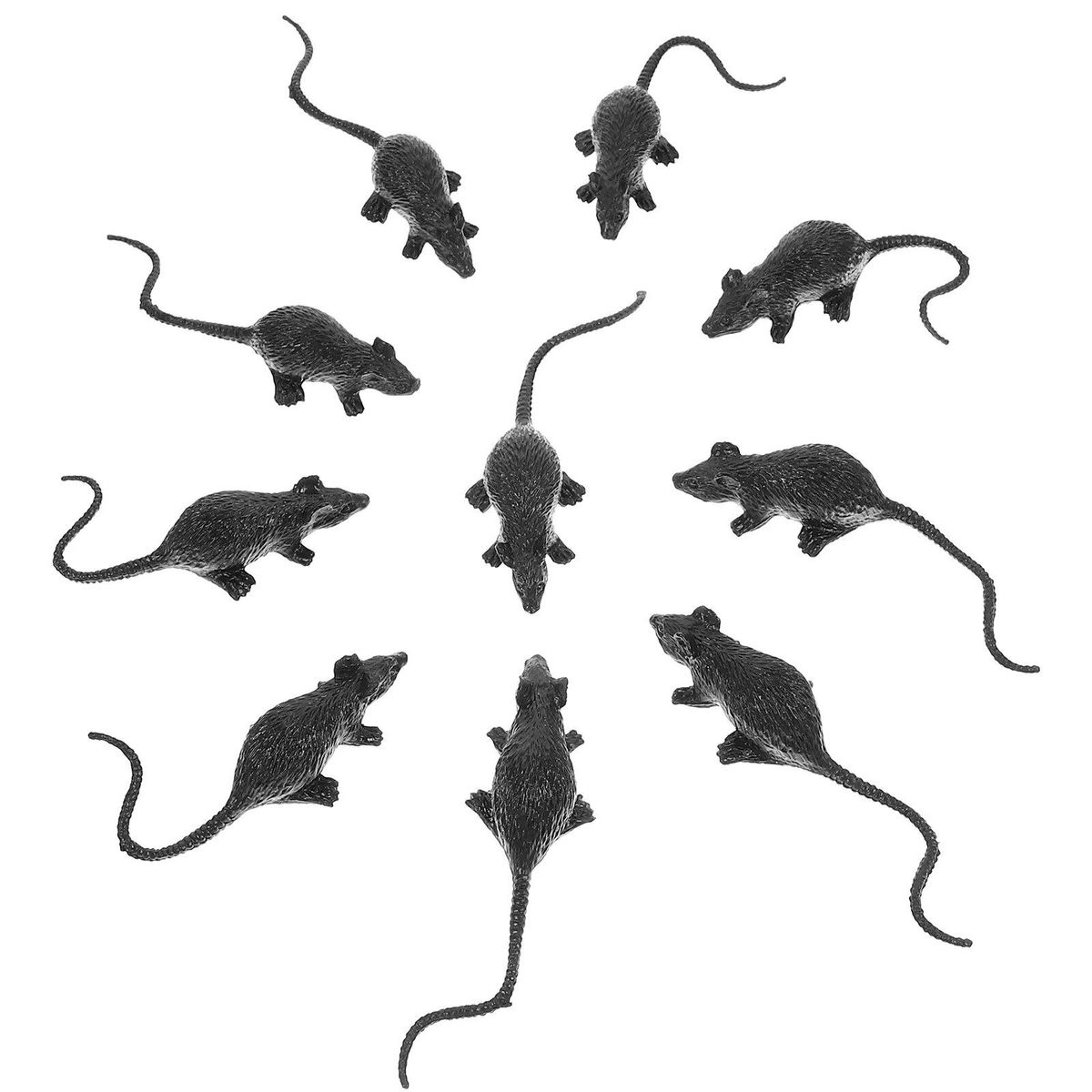 10pcs Realistic Mice Rat Rat Lifelike Mouse Mice Rats Trick Toys for Joke Party Decoration