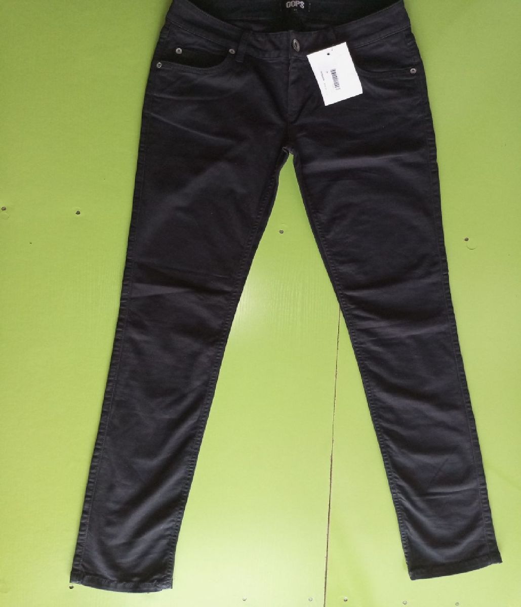 None Fading  Stock Ladies Jeans - Stretching - Black