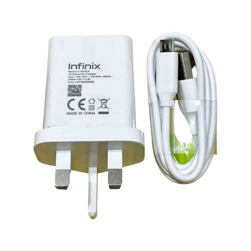 Infinix Fast Charge Adaptive Charger 6a For Android - White