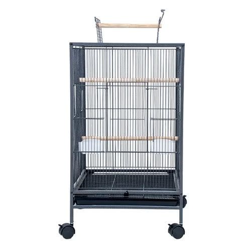 TD Wire Mesh Parrot Bird Cage Black - Medium