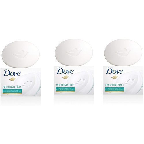 Sensitive Skin Beauty Bar Soap (106g X 3pcs).
