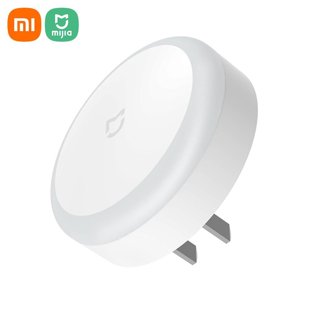 Xiaomi Mi Smart Night Light Plug-in Light Sensor Auto Lighting Soft Warm Light Anti-blue Light Energy-saving Night Lamp 220V