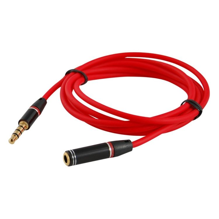 1.2m 3.5mm Gold Plated Male To Female Jack Earphone Cable