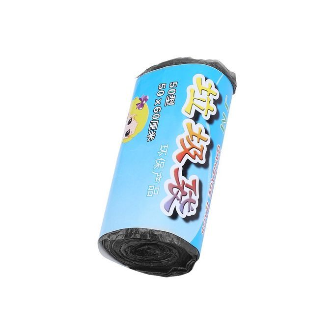 Bla K Disposable Garbage Bag  *45  Ontinuous Roll-Off Hotel Garbage Bag-black