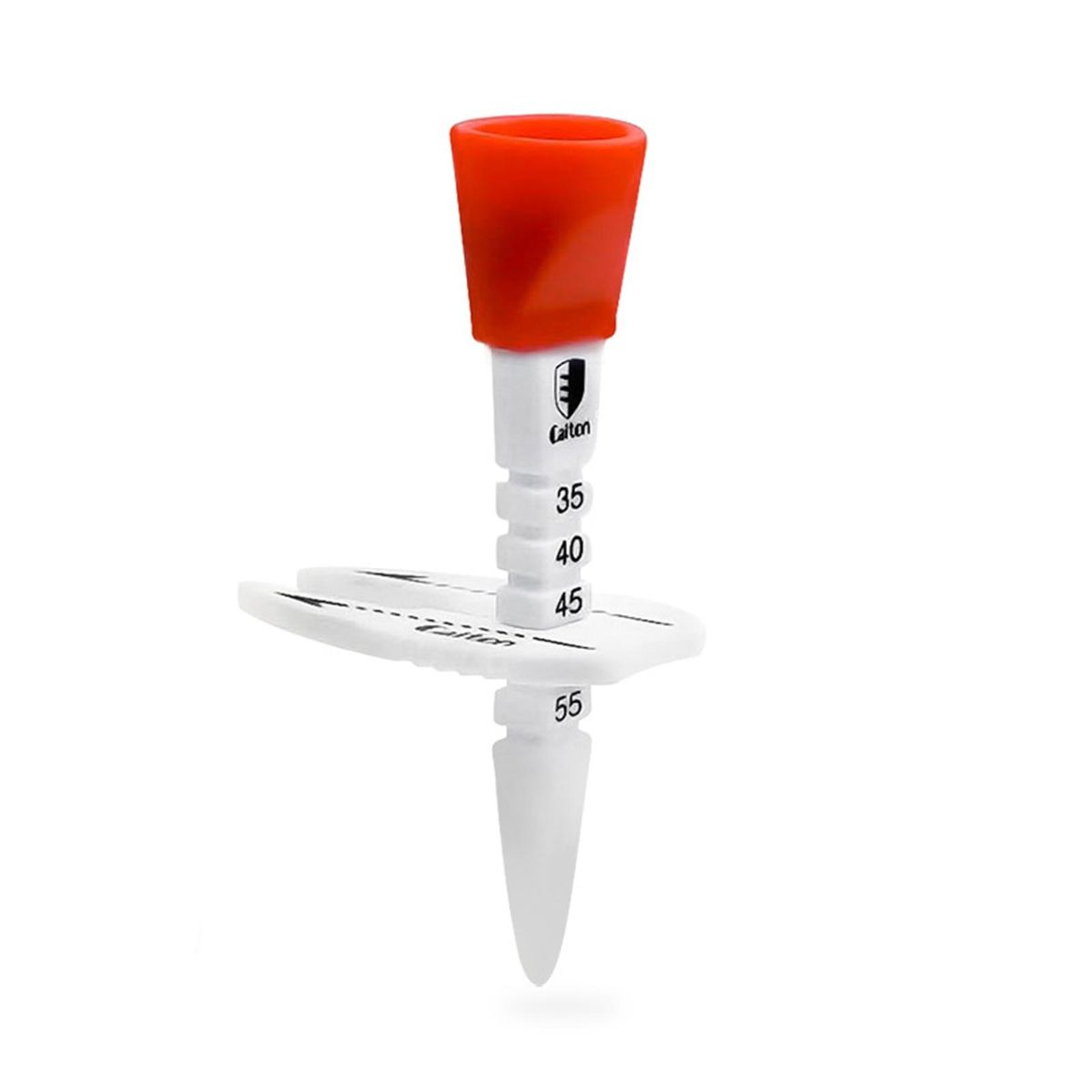 Golf Accessories Performance Golf Tees Adjustable Height Stable Orange