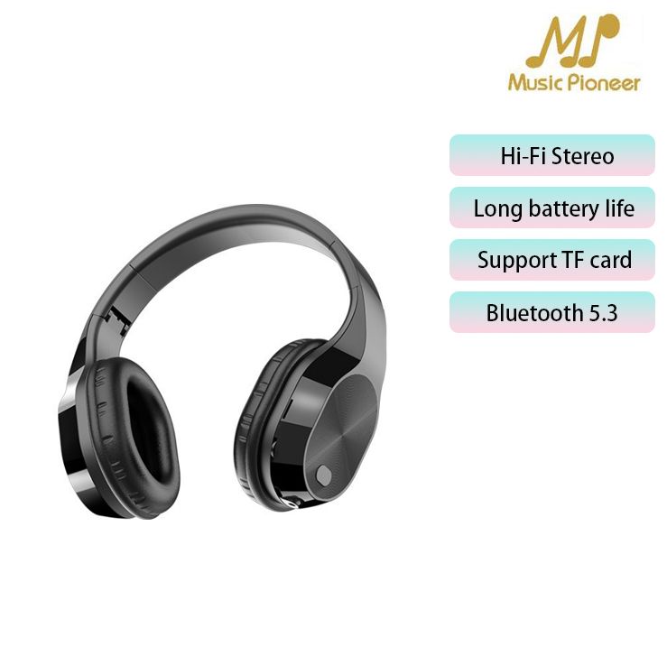 T5 Wireless Headphones Dual Mode Bluetooth 5.3 Earphone Head-Mounted HIFI Stereo Headset