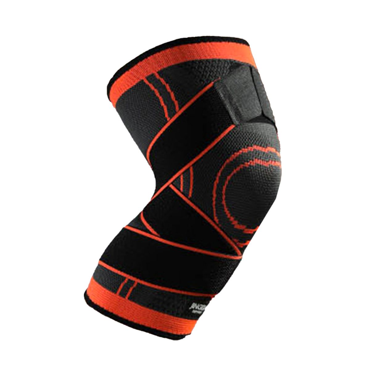 1Pc Knee Brace Soft Protective Nylon Adjustable Knee-Orange