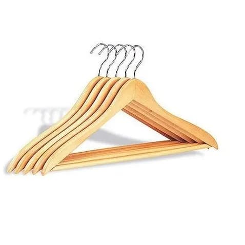 Wooden Clothes Hangers - 5pcs