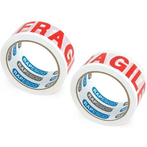 Fragile Packaging Tape - 3 Rolls