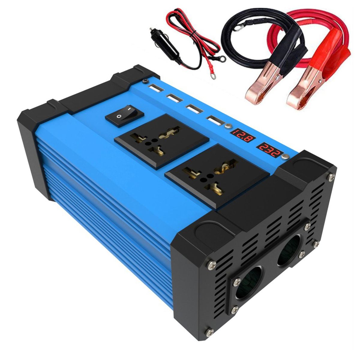 1 Set Car Power DC 12V to AC 220V110V Car Plug Adapter AC110V