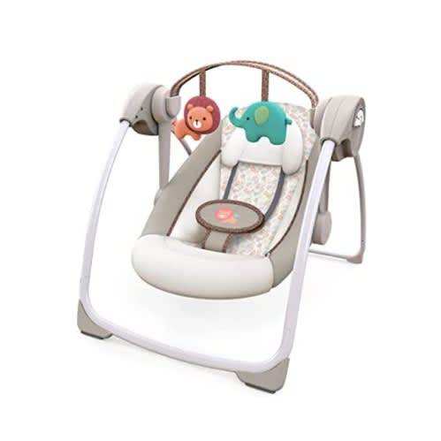 Soothe And Delight Portable Swing With Music - Cozy Kingdom 0-9m