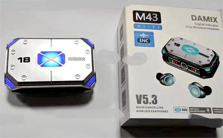 Classic Wireless Earbuds Bluetooth Headphones Earpod Earpiece Fingerprint Touch Control Bass Iphone Headset