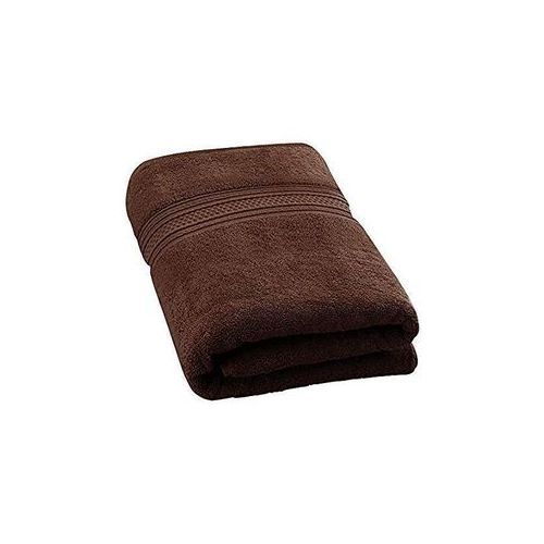 Thick Large Bath Towel - Brown