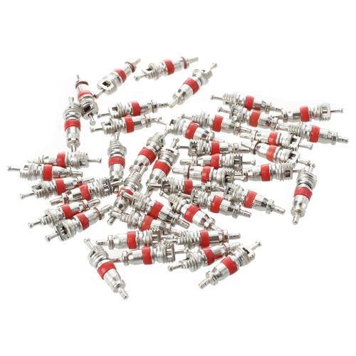 50 Pcs Car Bike Motorcycle Rubber Hose Tubeless Type Valve