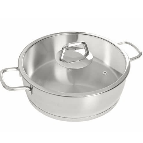 Lusso Flat Saucepot With Lid 26cm