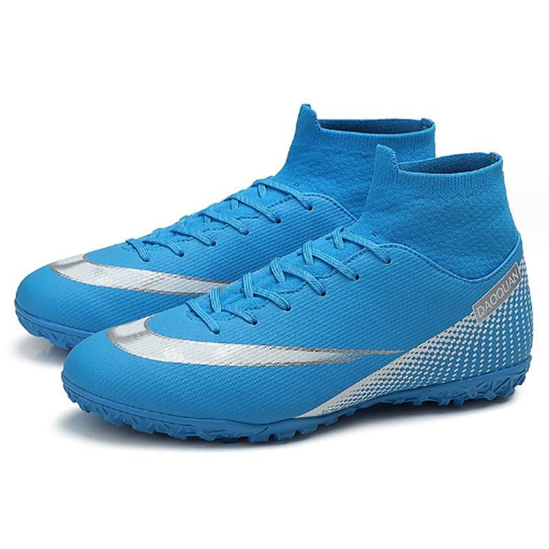 Fashion Football Shoes Men's Women's Non Slip Running Shoe fallow Shoes  - Black