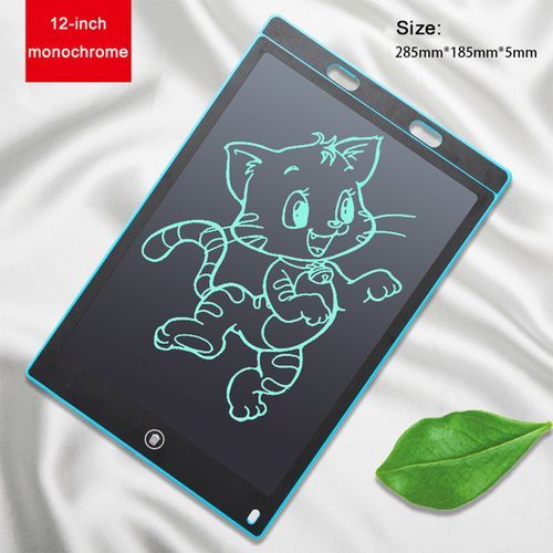 8.5/12 Inch Electronic Drawing Board LCD Screen Writing Tablet Handwriting Pad Board & Pen Boy Girl Educational Learning Toy(#12 Inch Monochrome)