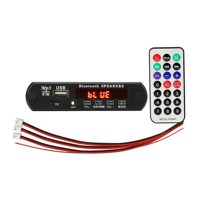Car MP3 Decoder Board FM Radio Bluetooth 5.0 Speaker Module Support