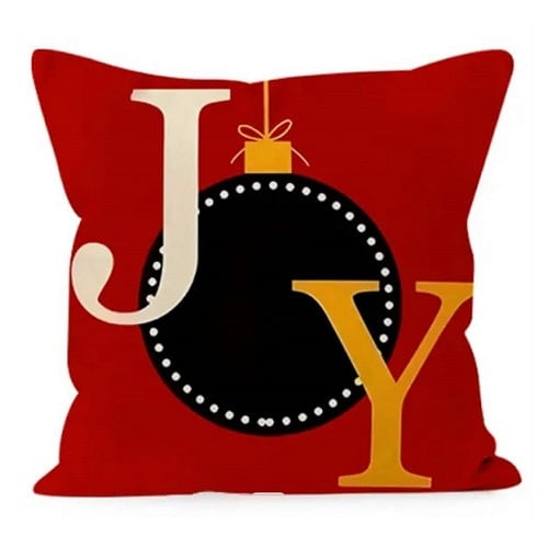 18 X 18 Inch Joy Xmas Throw Pillow