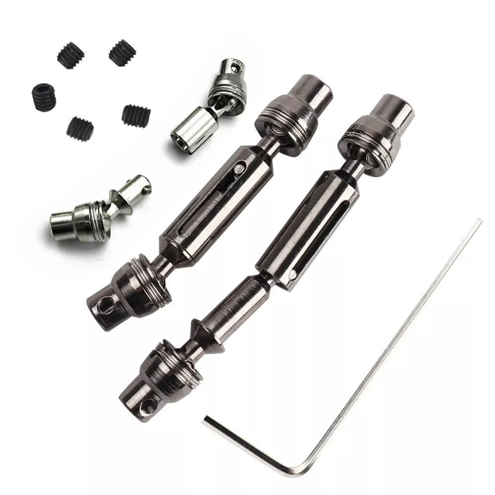 For WPL B14 B24 B16 B36 JJRC Q60 RC Car Metal Drive Shaft 3 PCS