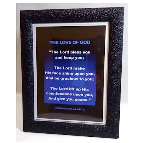 Black Stardust Frame - Table Top