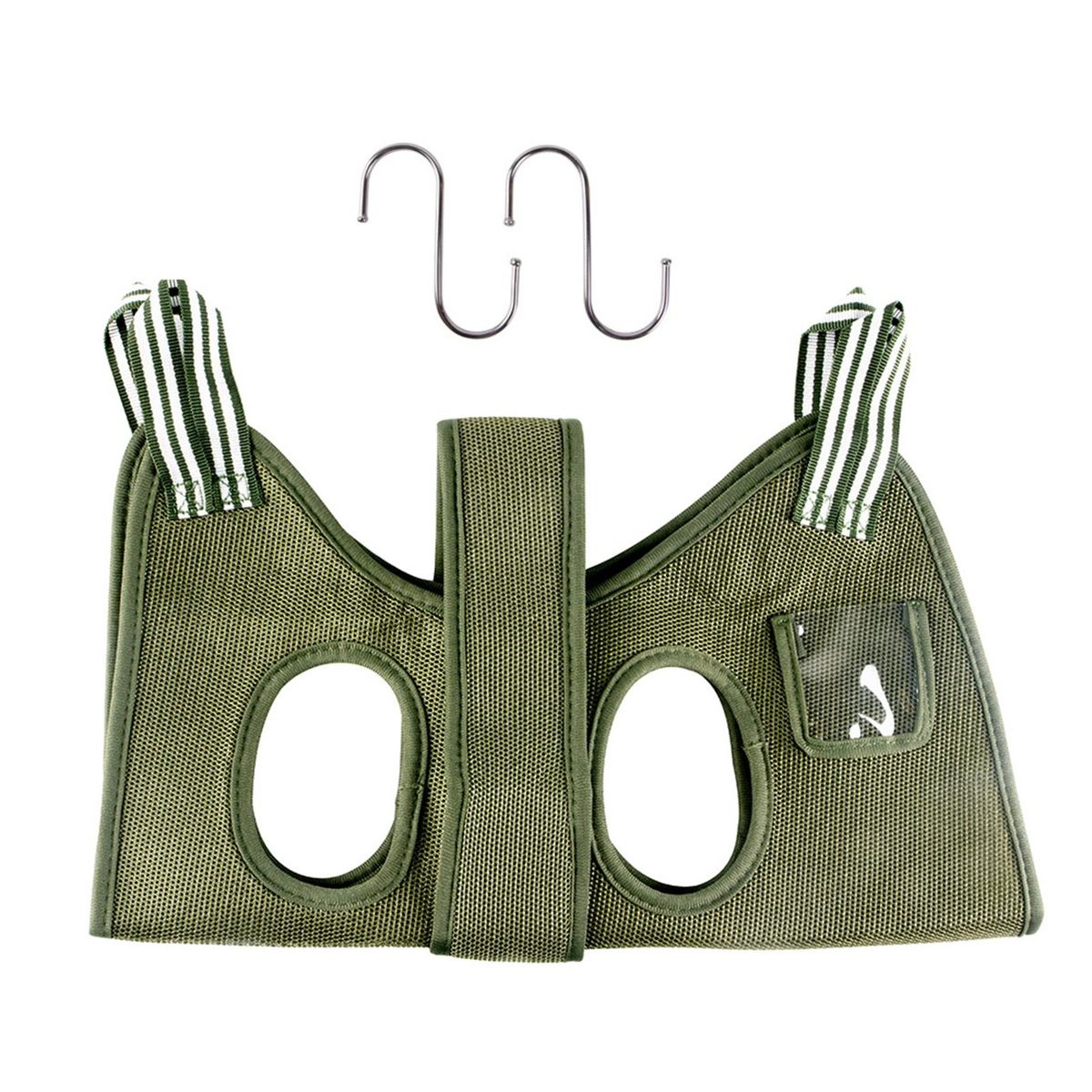 Pet Grooming Hammock Puppy Kitten Trimming Hammock Helper Green