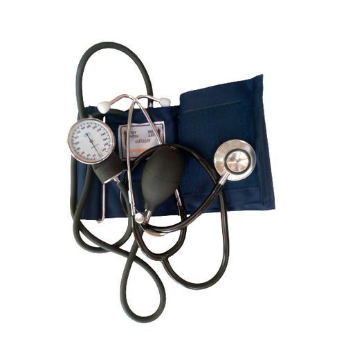Aneroid Pocket Sphygmomanometer + Stethoscope BP Monitor