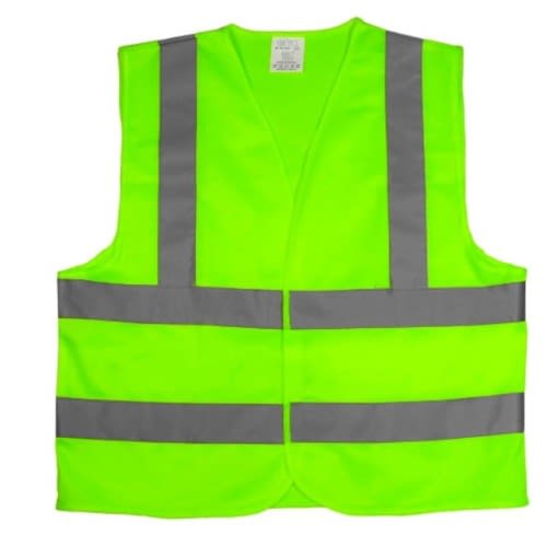 Reflective Safety Work Vest- Medium size - Green