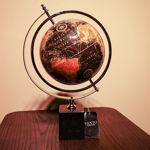 Vento Furniture Aluminium Decorative Globe On -  Black