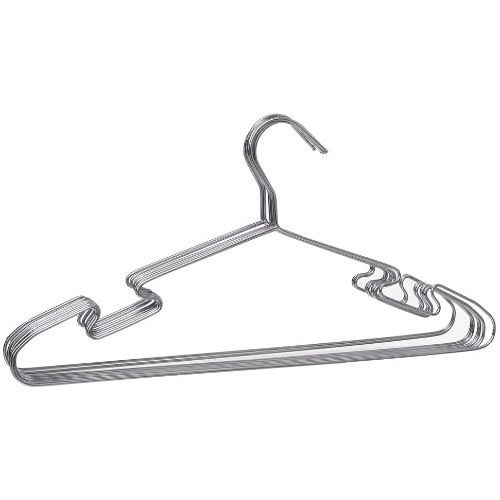 Stainless Steel Clothes Hanger - 10 Pieces