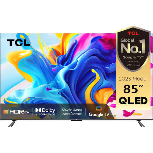 85"  4k Ultra HD HDR QLED Smart Andriod Google TV  -85C645
