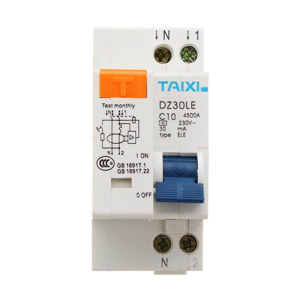 TAIXI DZ30LE-32 32A Circuit Breaker Intelligent Short Current Leakage Protection 10A