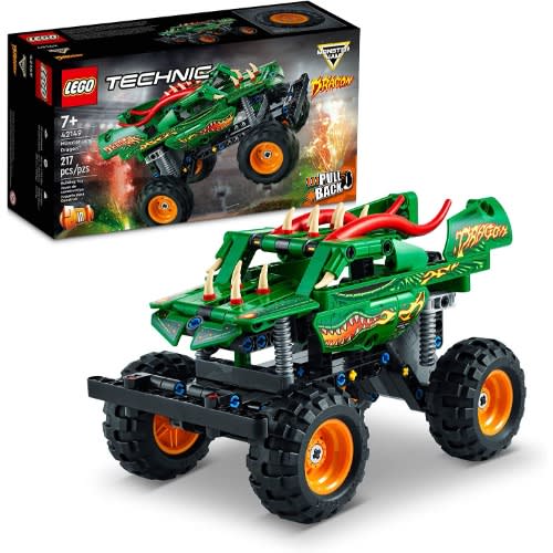 Technic Monster Jam Dragon & Monster Truck Toy -42149 -217 Pieces