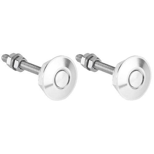Long Push Button Quick Release Hood Pins Bonnet Lock Clip