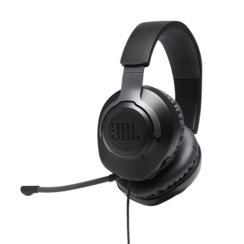 Quantum 100 Wired Over-ear Gaming Headset With Flip-up Mic - Black