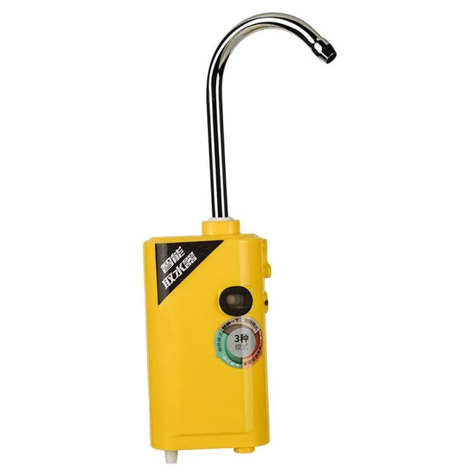 LED Portable Induction Water Absorber Rechargeable Oxygen Pump Yellow